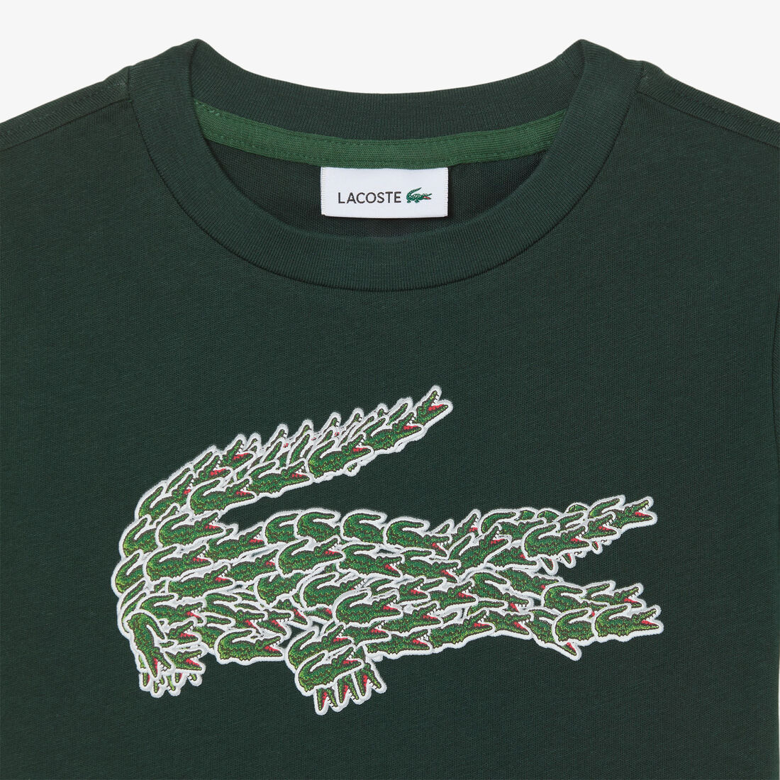 Crocodile Print Cotton T-shirt Crocodile Print Cotton T-shirt - TJ0842-00-YZP