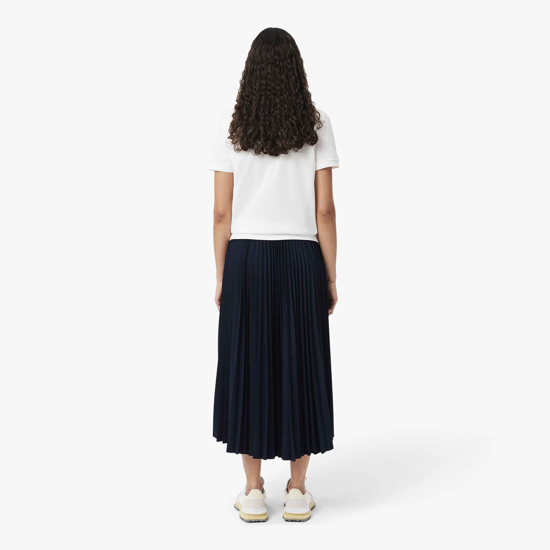 Long Pleated Elasticated Waist Skirt - JF1402-00-166