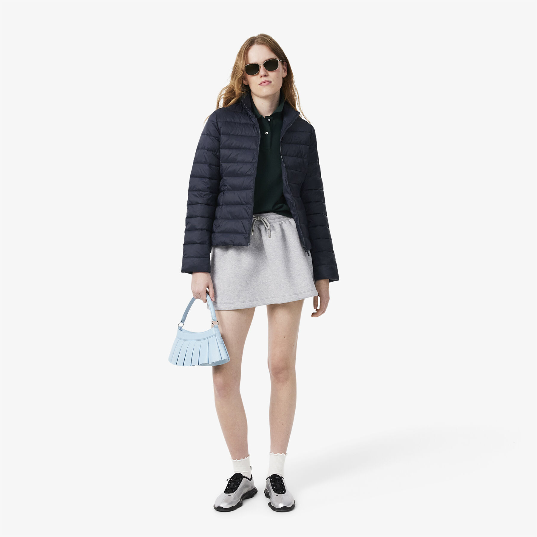 Water-Repellent Quilted Puffed Jacket lacoste water repellent quilted puffed jacket