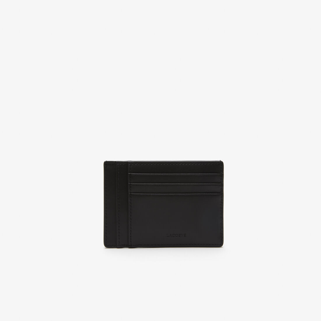 حافظة بطاقات جلد عجل للرجال مجموعة Chantaco Men's Lacoste Chantaco Calfskin Leather Card Holder - NH4120CE-000