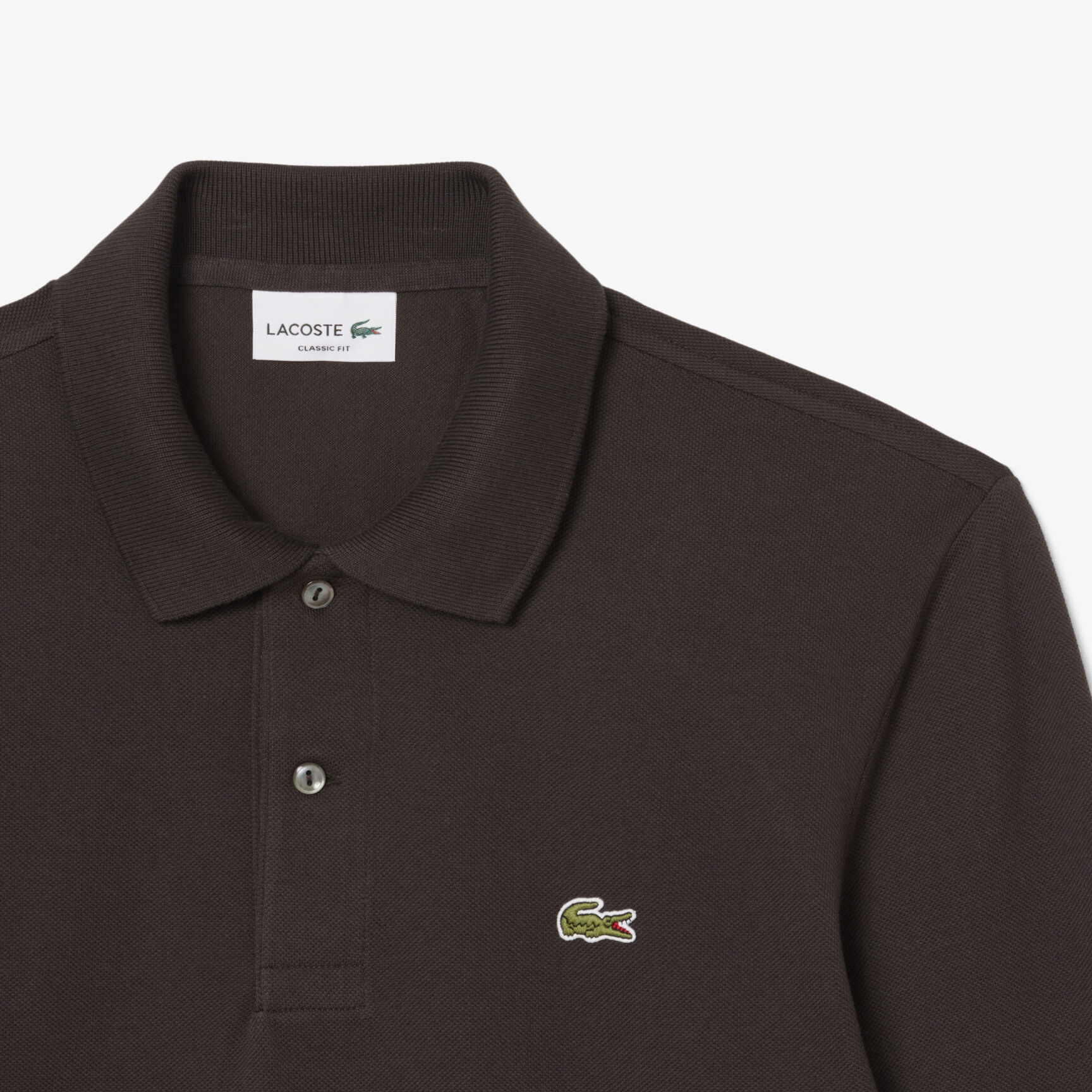 Classic Fit Long Sleeved L.12.12 Polo Shirt - L1312-00-SKB