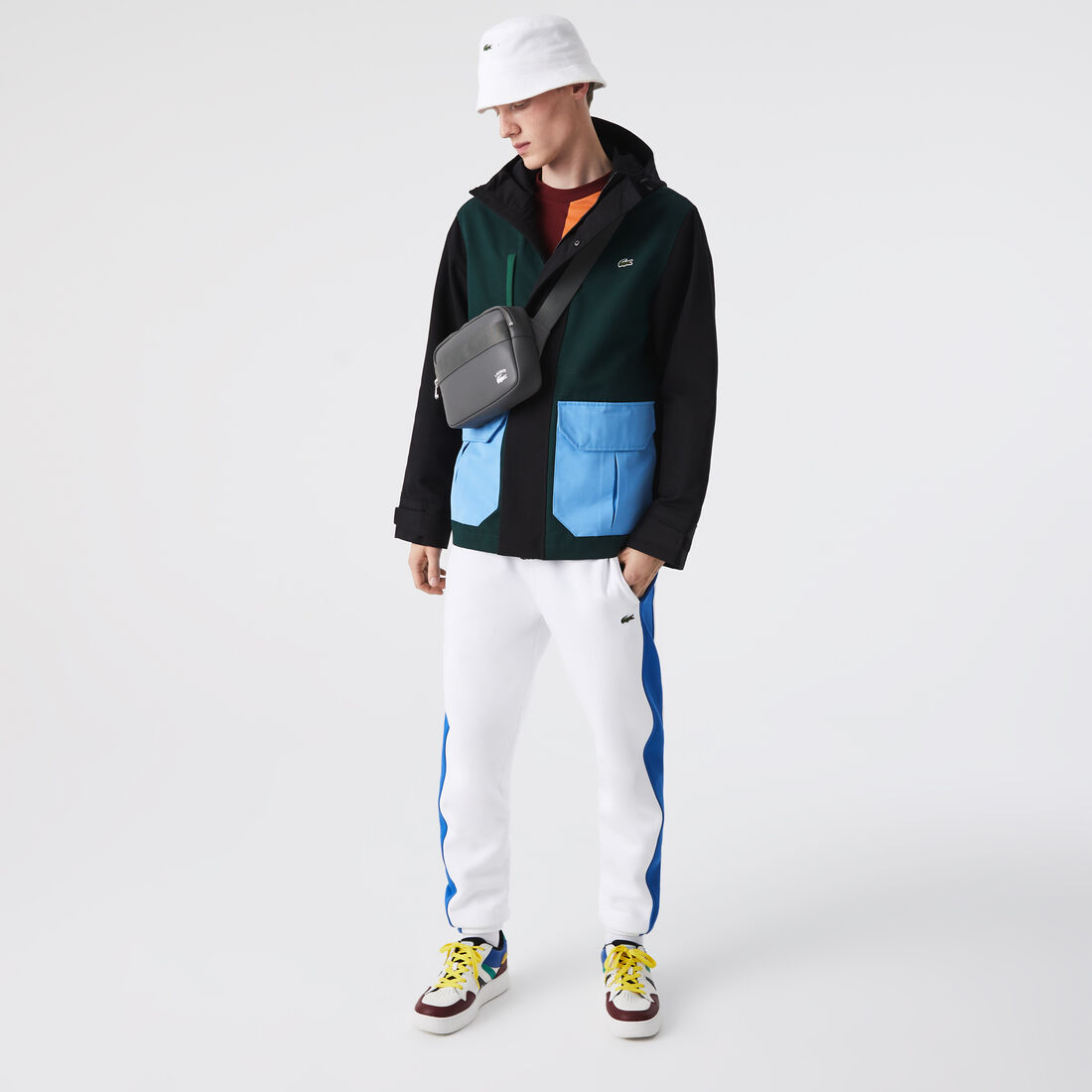 Men's Lacoste Contrast Edge Reporter Bag Men's Lacoste Contrast Edge Reporter Bag