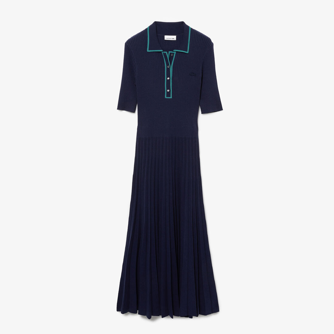 Women’s Pleated Knit Polo Dress Women’s Pleated Knit Polo Dress