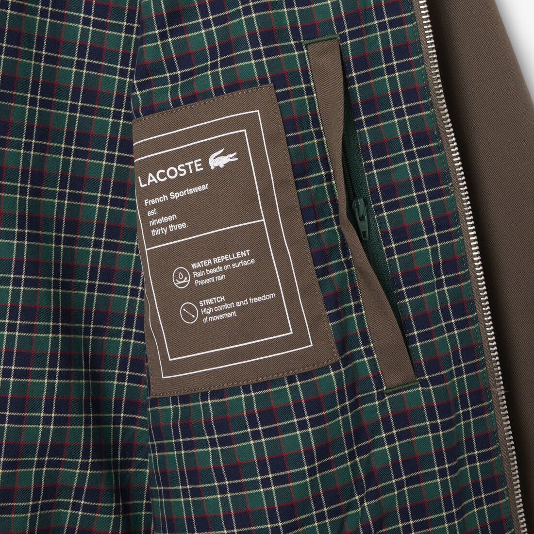 سترة هارينغتون من قماش التويل المقاوم للماء Water-Repellent Twill Harrington Jacket - BH7186-00-ZBC