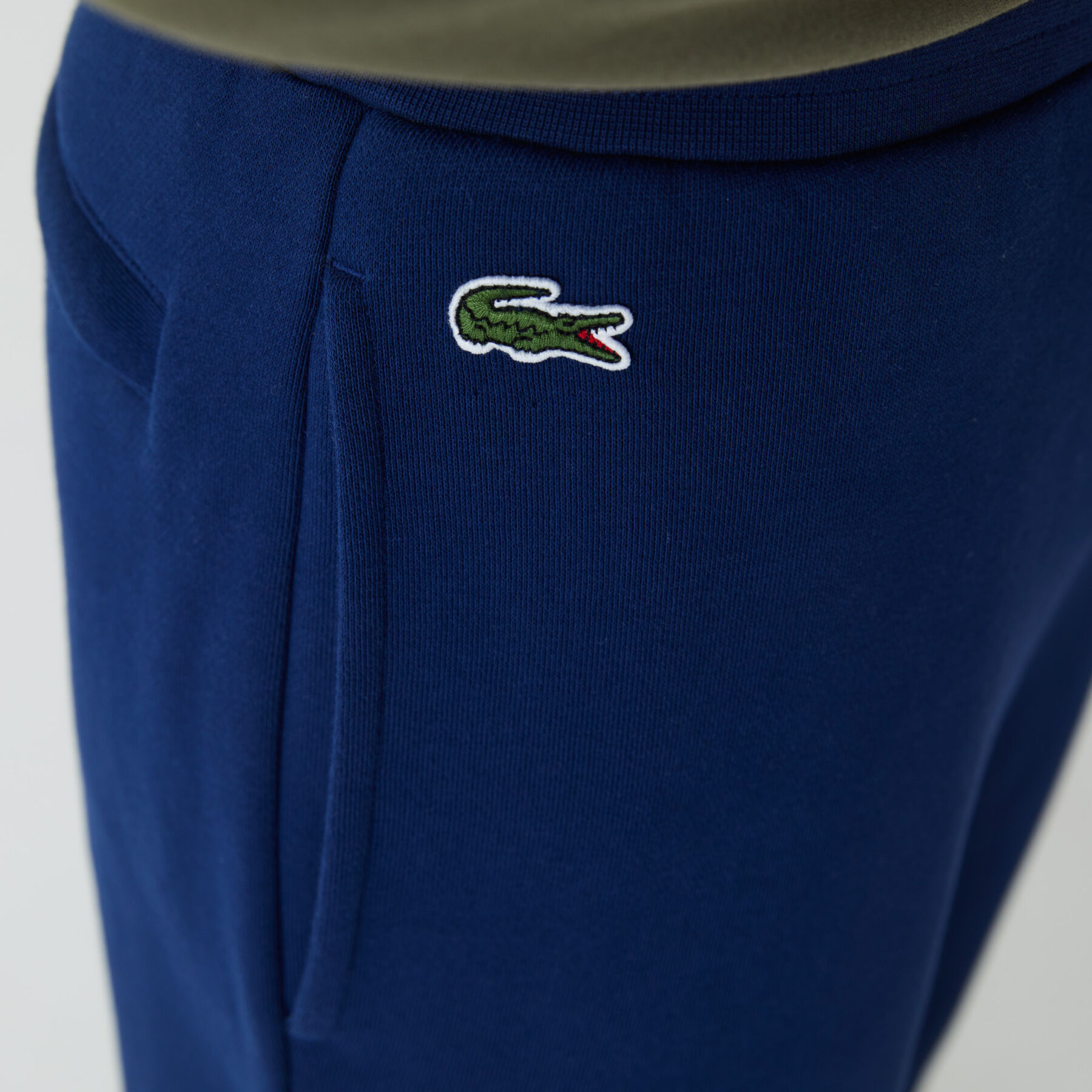 lacoste men s colorblock fleece tracksuit