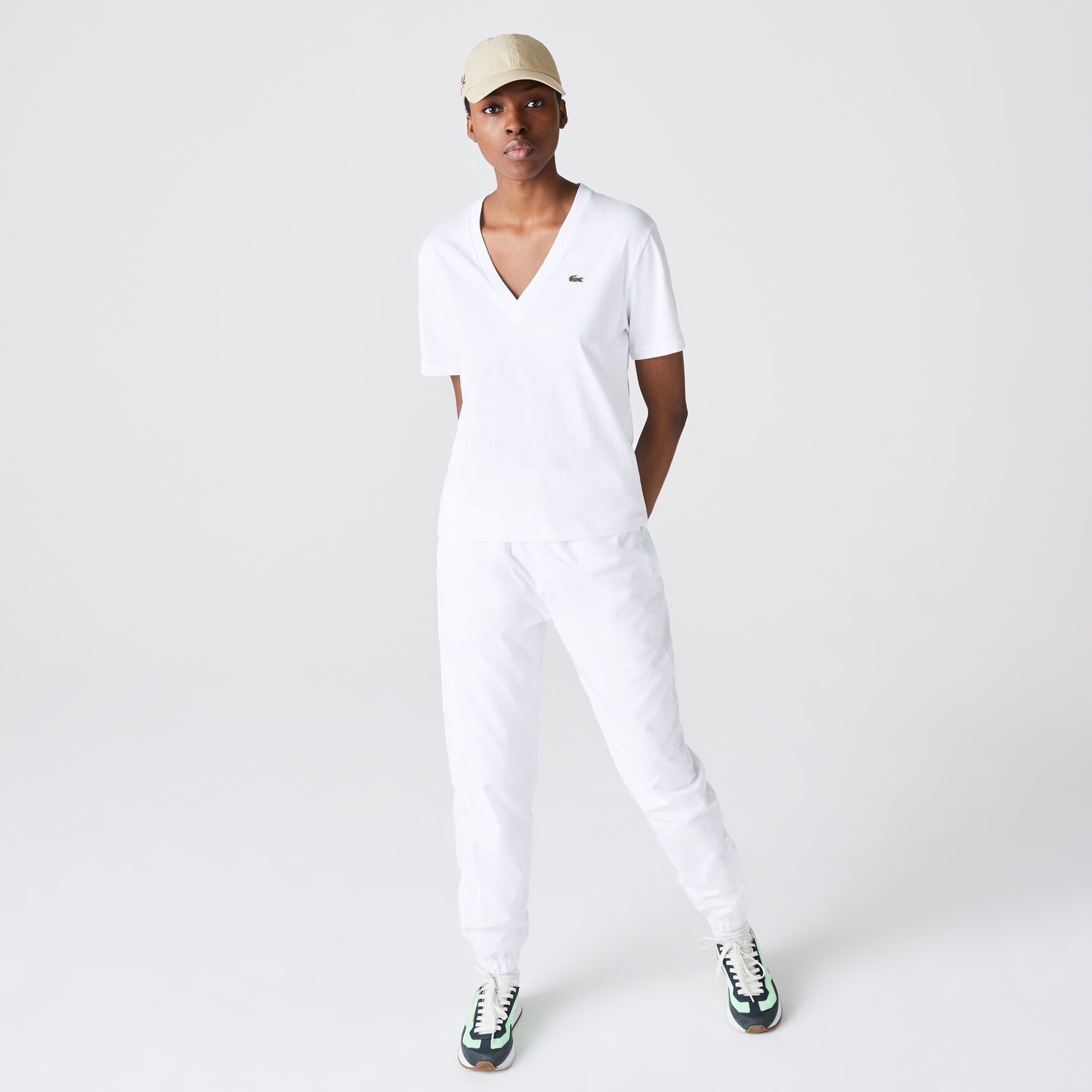 Women's V-Neck Premium Cotton T-shirt