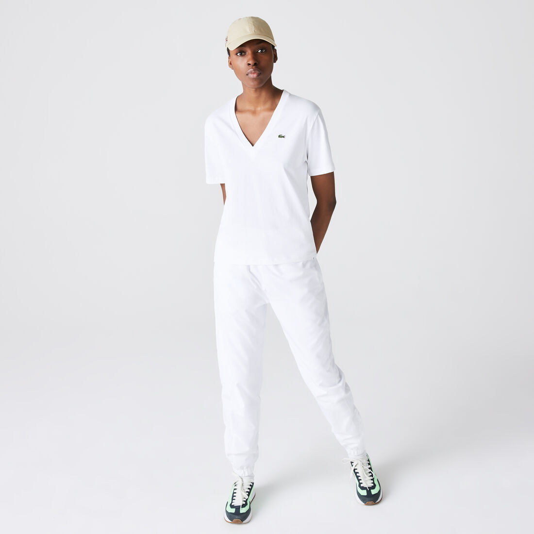 Women's V-Neck Premium Cotton T-shirt Women's V-Neck Premium Cotton T-shirt