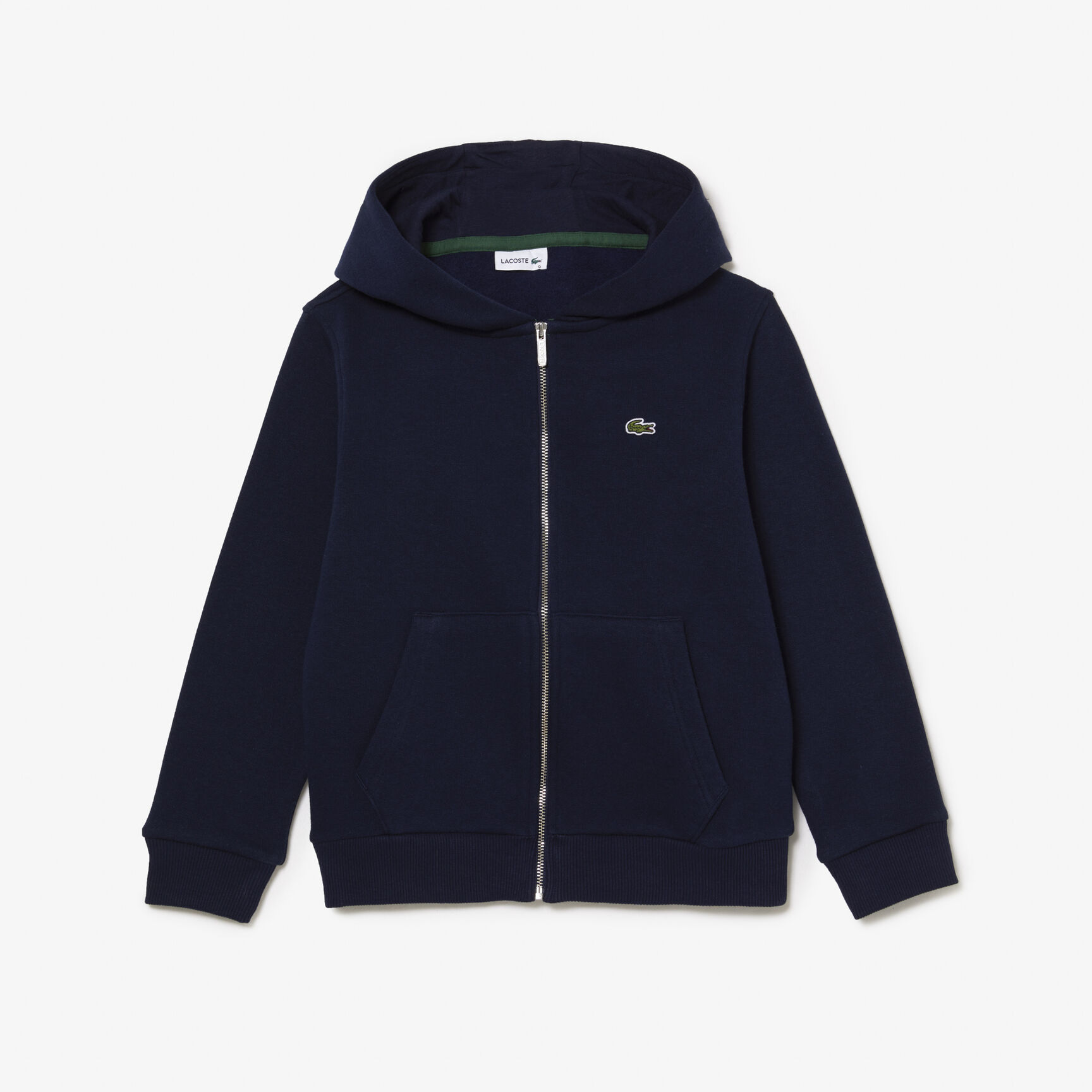 Kangaroo Pocket Zip Front Hoodie - SJ9723-00-166