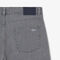lacoste washed effect dyed denim bermuda shorts
