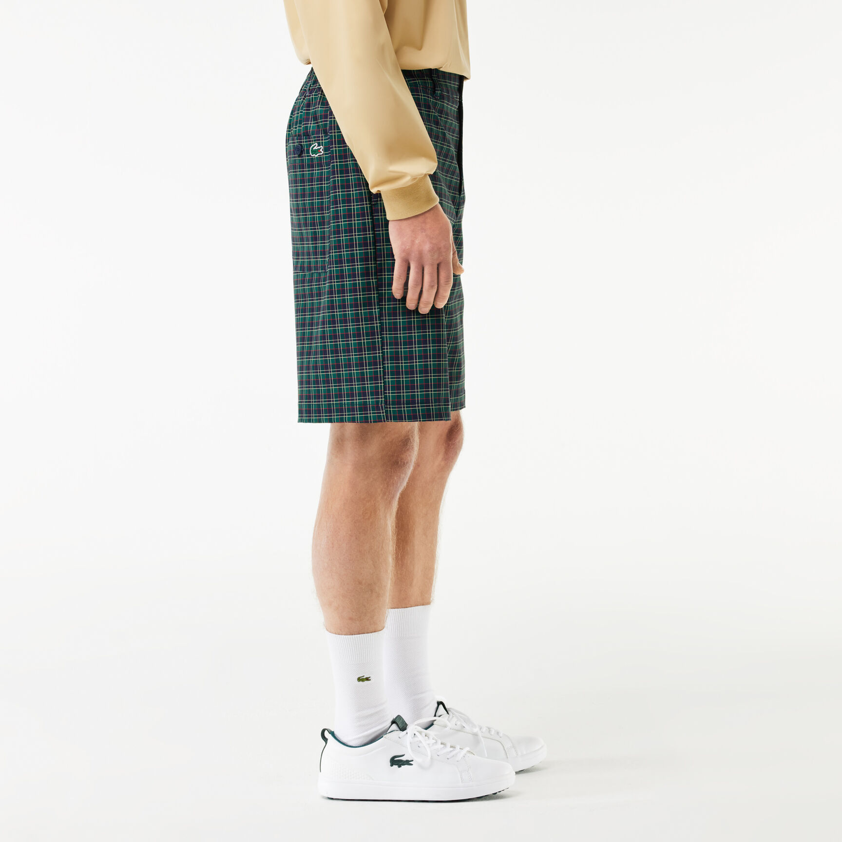 شورت برمودا جولف بمربعات فائقة الجفاف Ultra-Dry checked Golf Bermuda Shorts - FH7424-00-IQ6