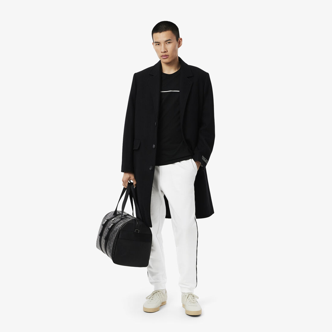 بنطال رياضي بشعار الماركة Logo Trim Sweatpants - XH9803-00-001