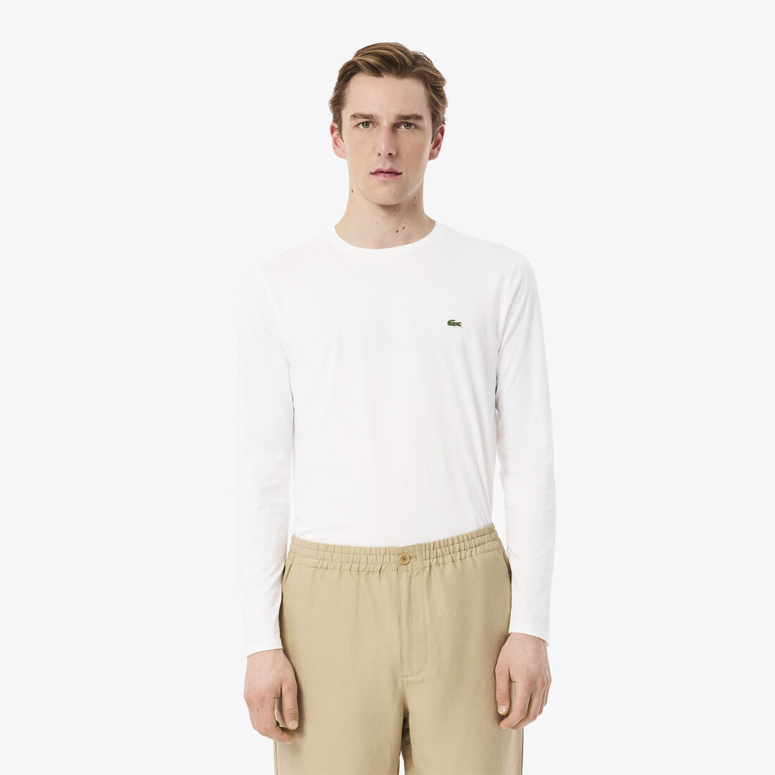 Men's Crew Neck Pima Cotton Jersey T-shirt - TH6712-00-001