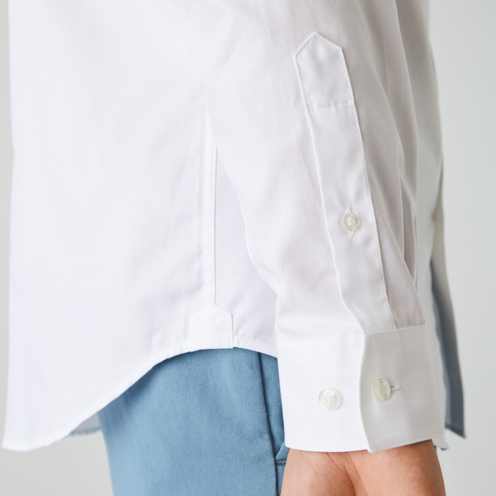 Men's Regular Fit Cotton Mini Pique Shirt