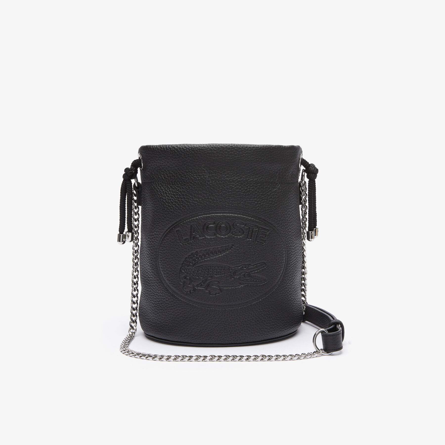 Women’s Croco Crew Grained Leather Bucket Bag lacoste women s croco crew grained leather bucket bag