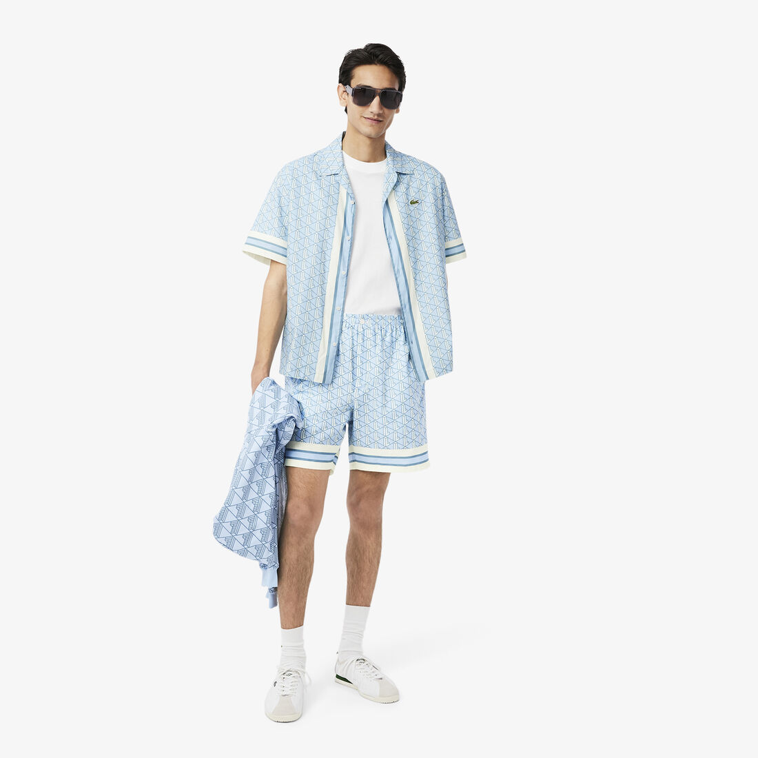 Lightweight Monogram Print Shorts Lightweight Monogram Print Shorts - GH9928-00-GIL