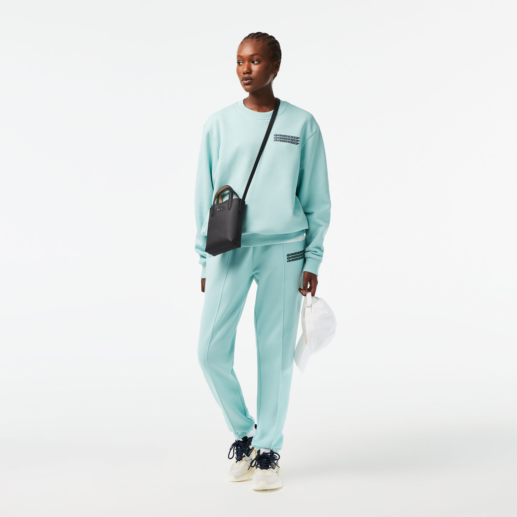 سويت شيرت لاكوست صوف بارز الملمس بطبعة للنساء سويت شيرت لاكوست صوف بارز الملمس بطبعة للنساء