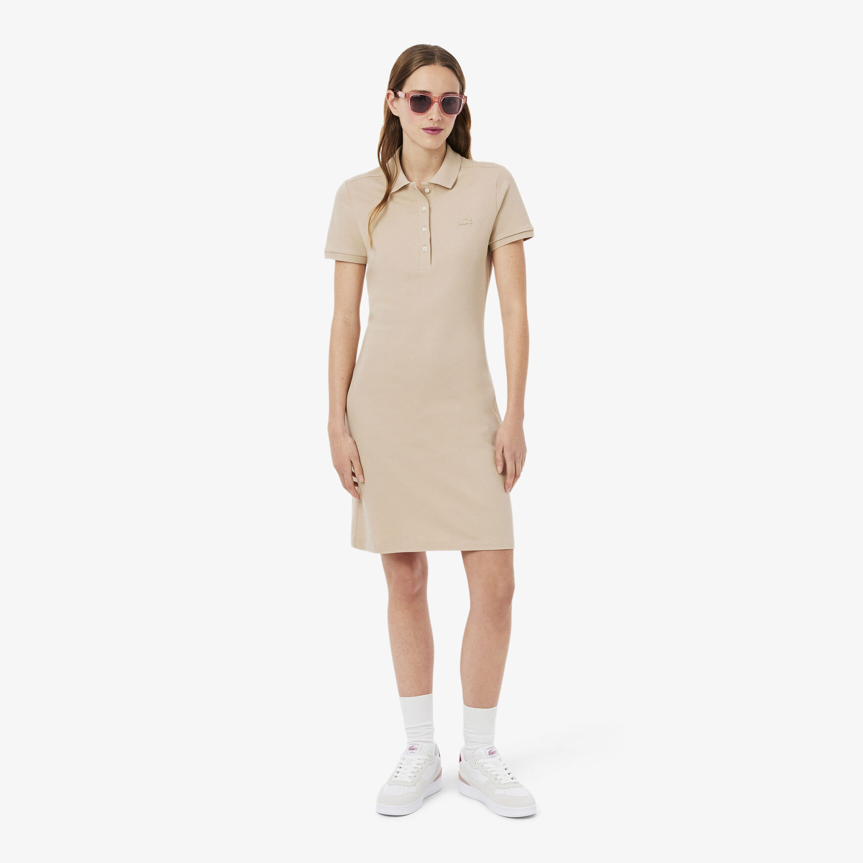Slim Fit Stretch Petit Pique Polo Dress - EF5473-00-X6F