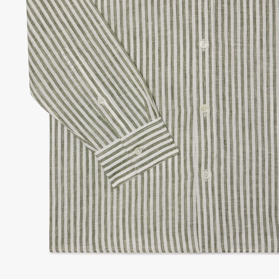 Regular Fit Striped Linen Shirt Regular Fit Linen Shirt - CH6985-00-ICD