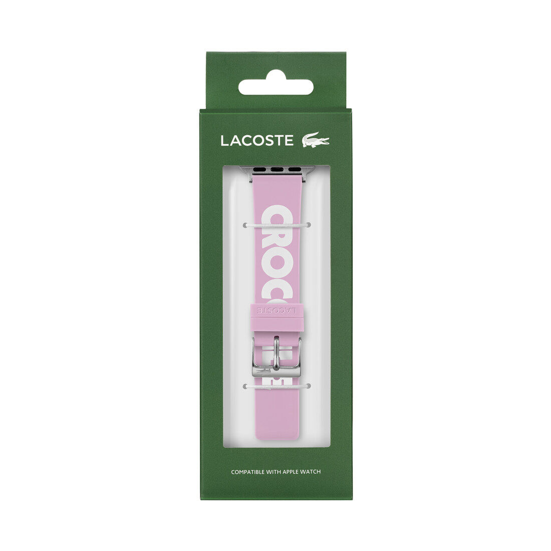 حزام لاكوست أبل من السيليكون Unisex Watch - 2050047-WHP