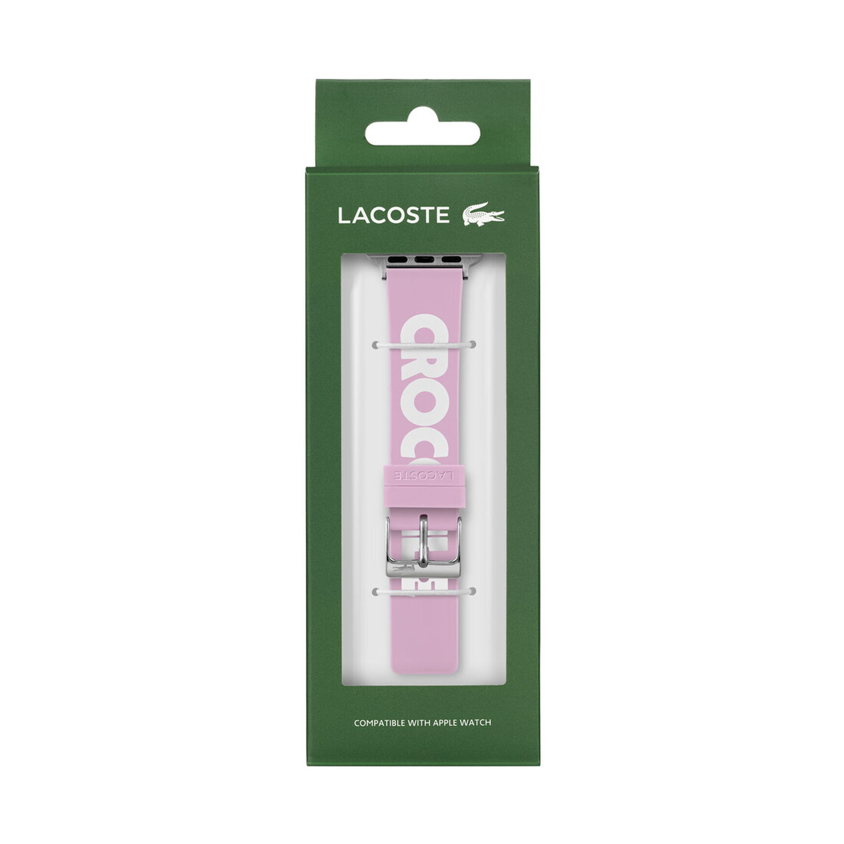 حزام لاكوست أبل من السيليكون Unisex Watch - 2050047-WHP