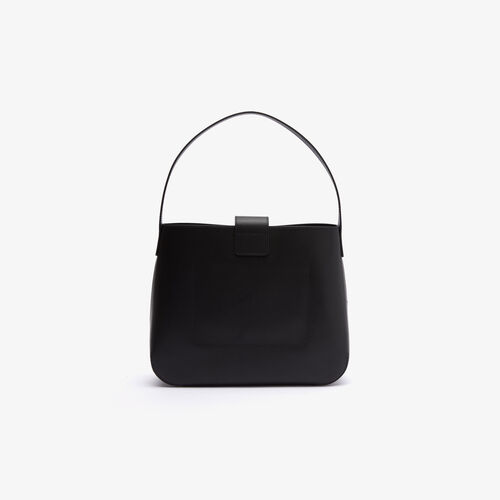 Women's Amelia Metal Clasp Leather Hobo Bag