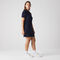lacoste women s contrast branded two ply jersey polo dress