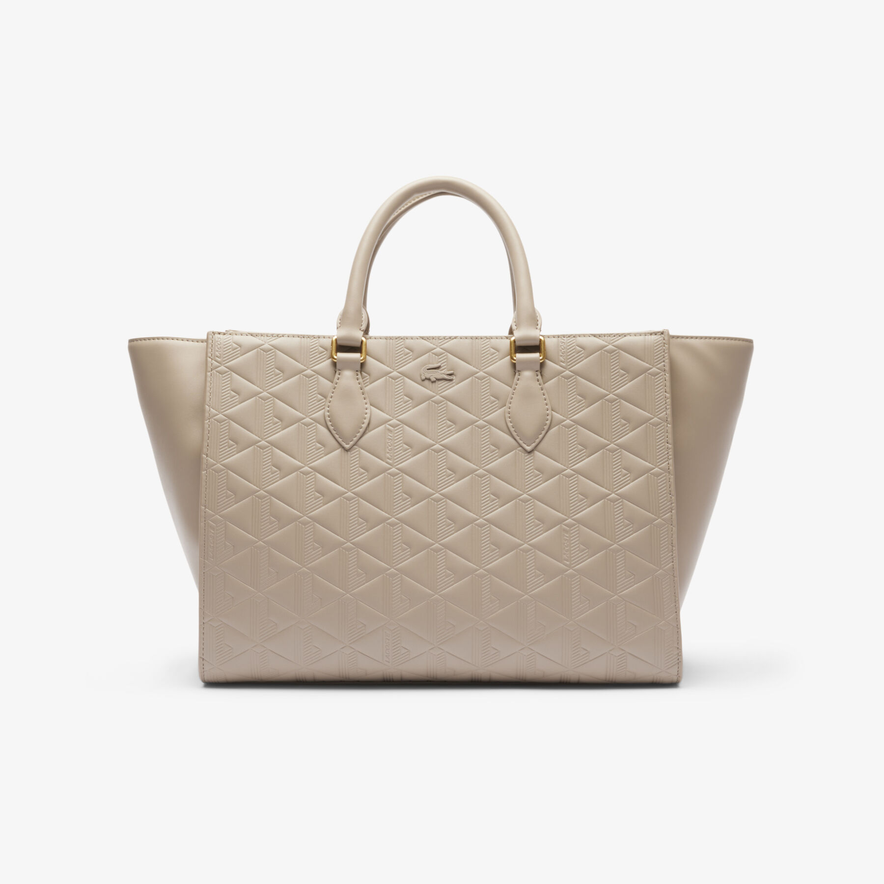 Large Maheki Monogram Tote lacoste large maheki monogram tote