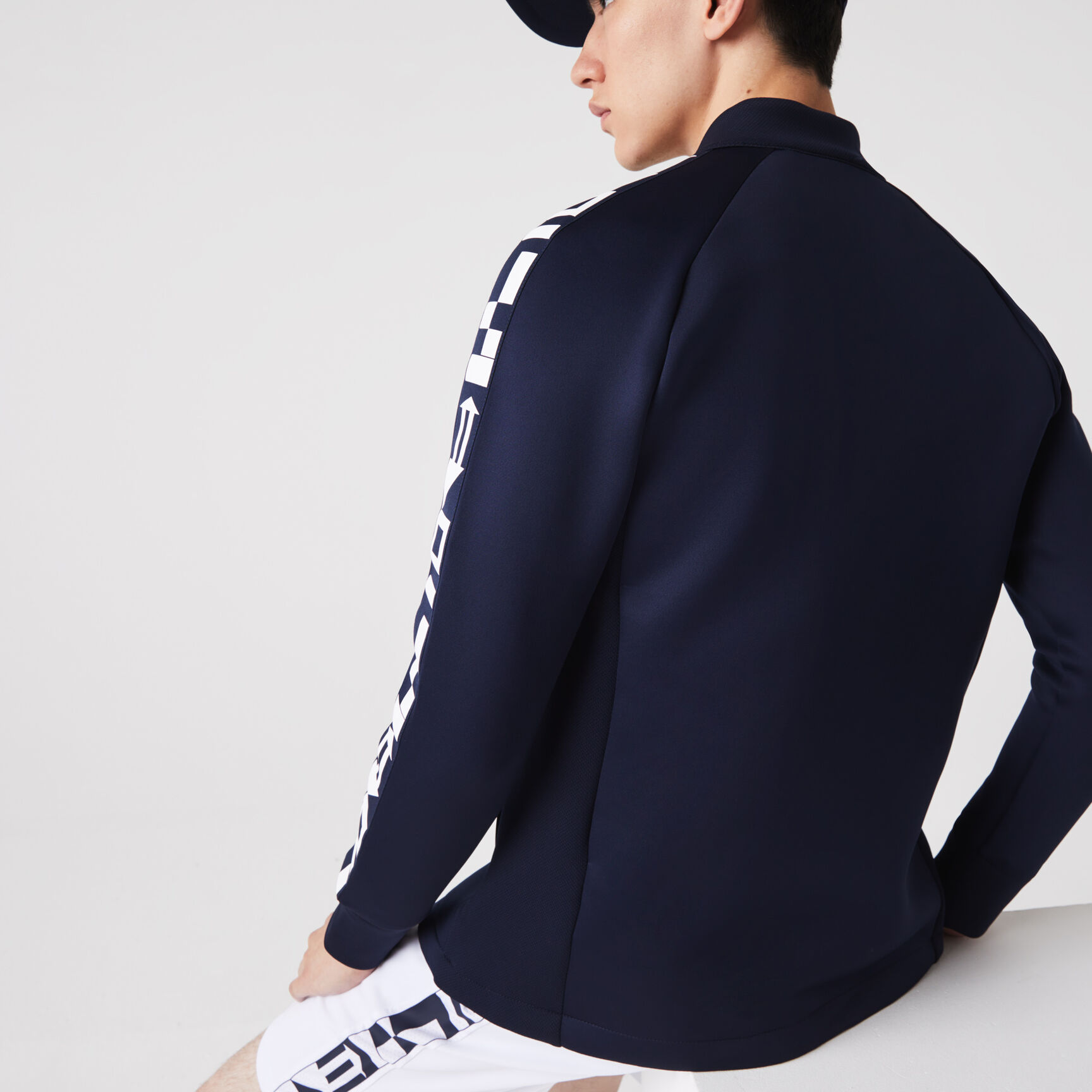 Men's Lacoste SPORT Printed Zip Tennis Sweatshirt Men's Lacoste SPORT Printed Zip Tennis Sweatshirt