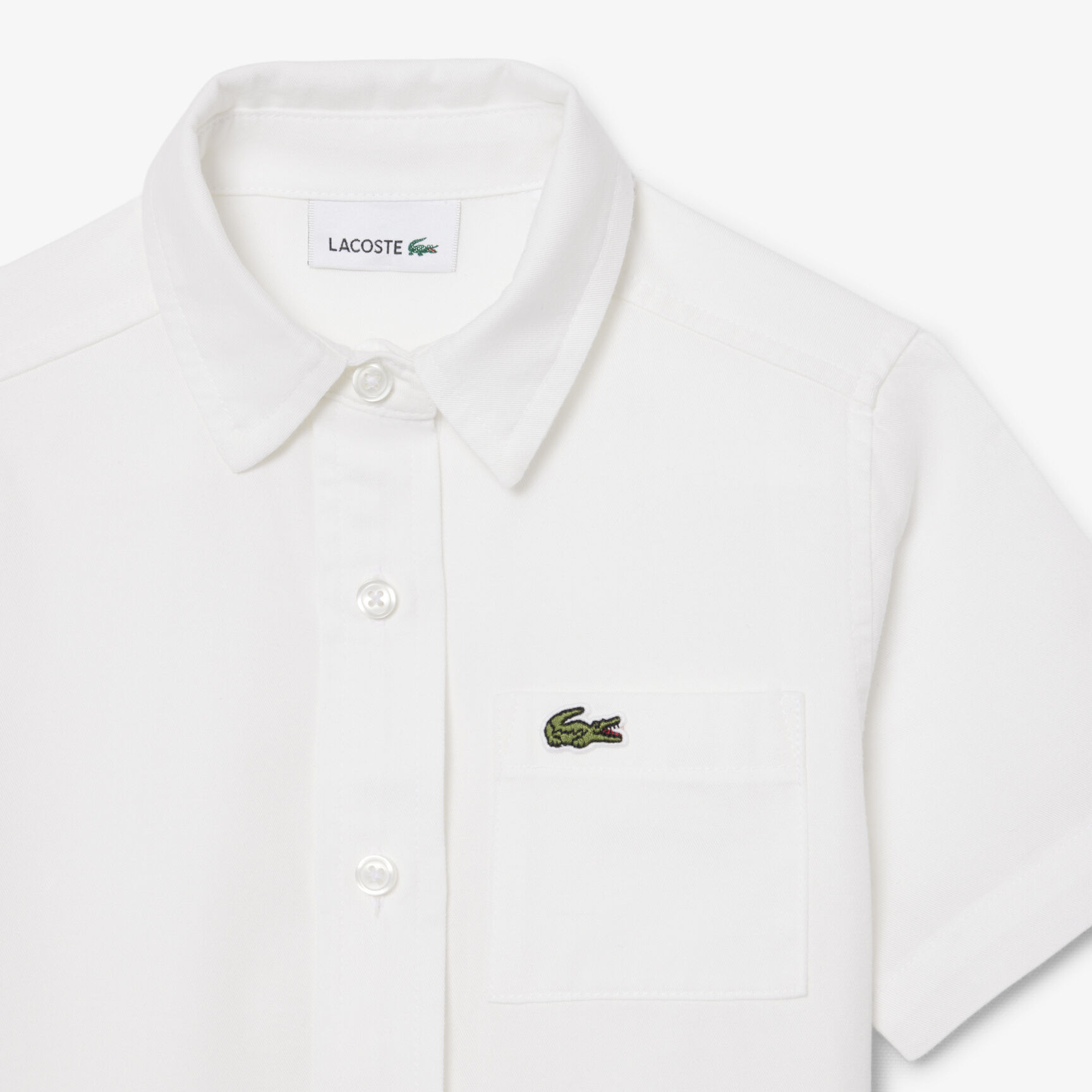 Poplin Pleat Skirt Shirt Dress - EJ6610-00-70V