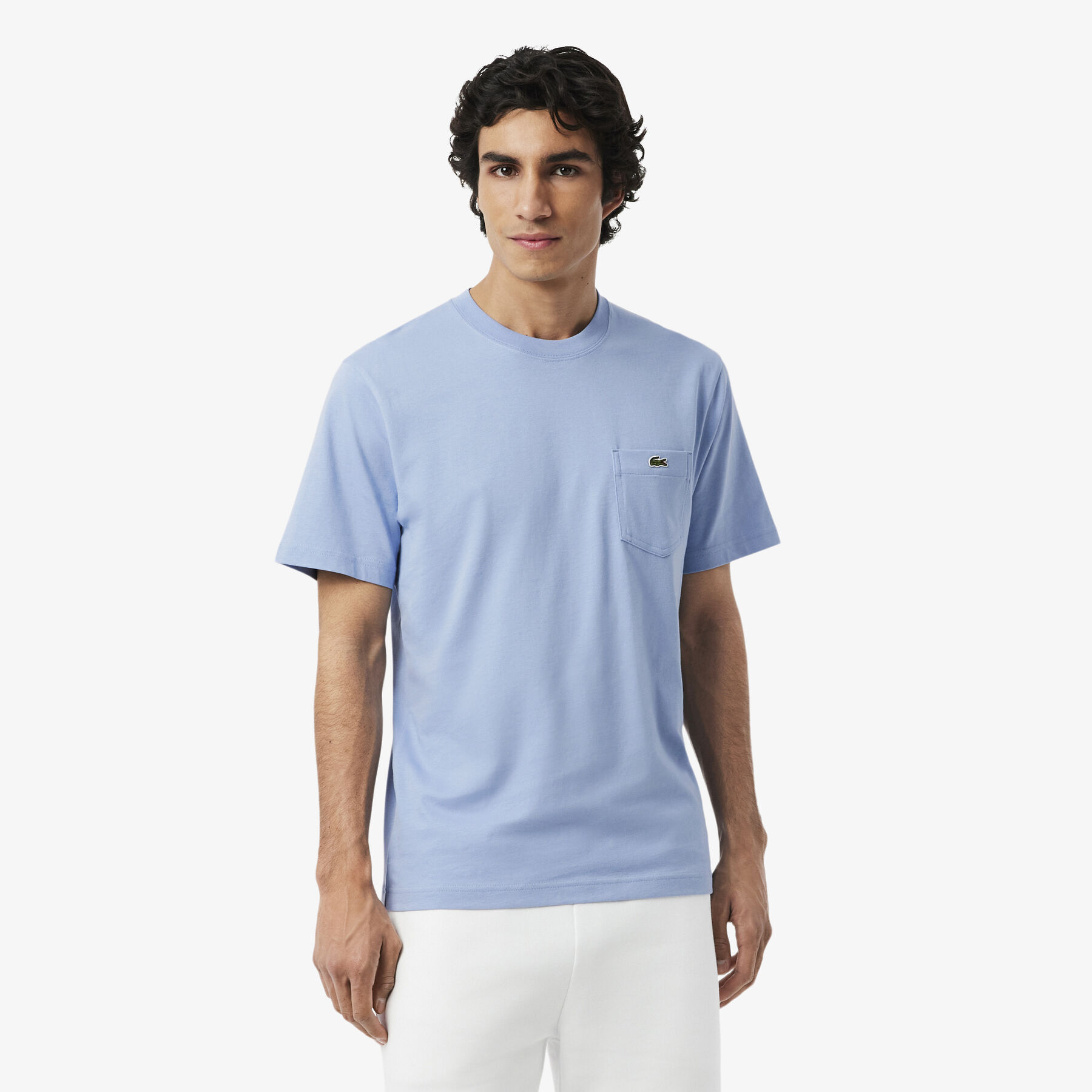 Cotton T-shirt with Breast Pocket - TH2827-00-AEY