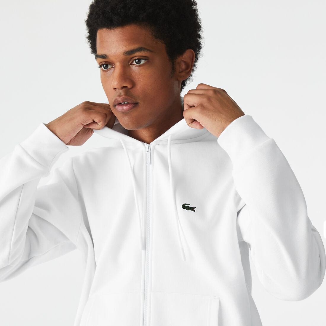 Zip-Up Fleece Hoodie Zipped Fleece Hoodie - SH9626-00-001