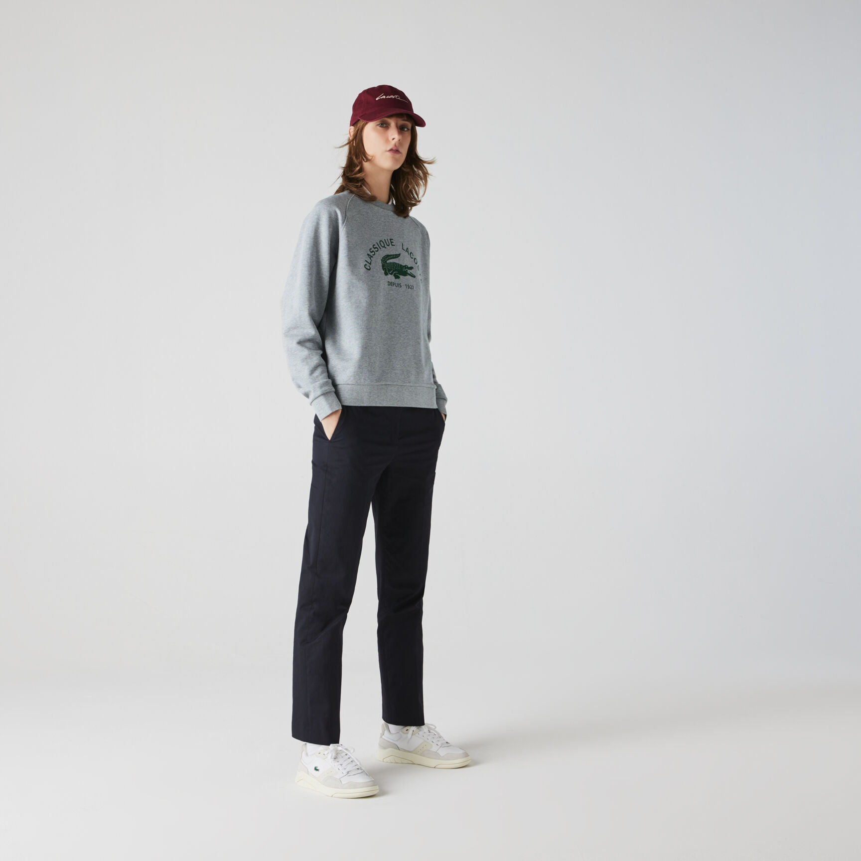 Women’s Crew Neck Vintage Print Lightweight Cotton Fleece Sweatshirt Women’s Crew Neck Vintage Print Lightweight Cotton Fleece Sweatshirt