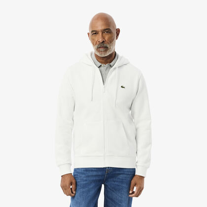Classic Fit Zipped Fleece Sweatshirt