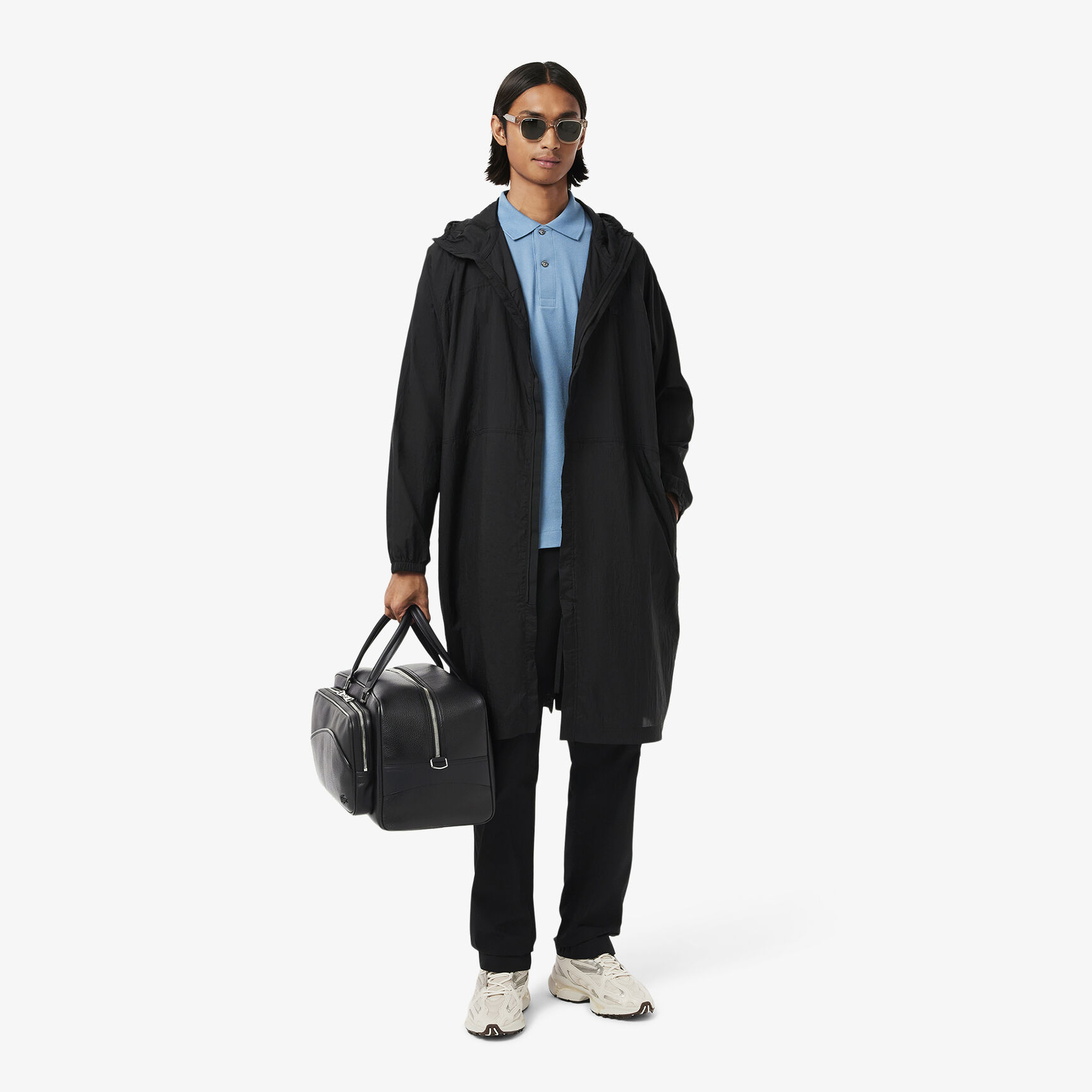 Angy Leather Computer Pocket Weekend Bag - NH4566GY-000