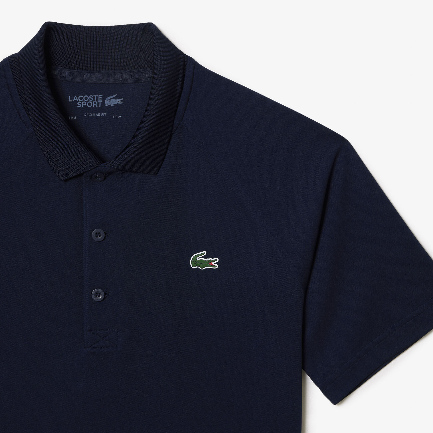 Men's Lacoste SPORT Breathable Run-Resistant Interlock Polo Shirt - DH3201-00-166