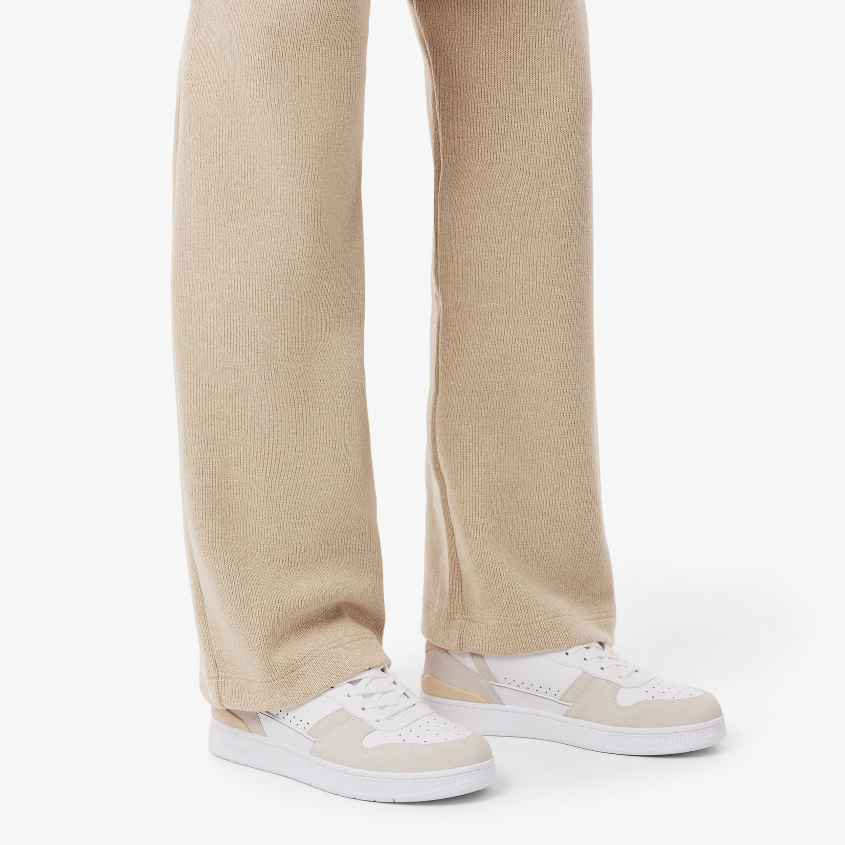 Women's T-Clip Set Leather Sneakers Women's T-Clip Set Leather Sneakers - 48SFA0043-1Y9