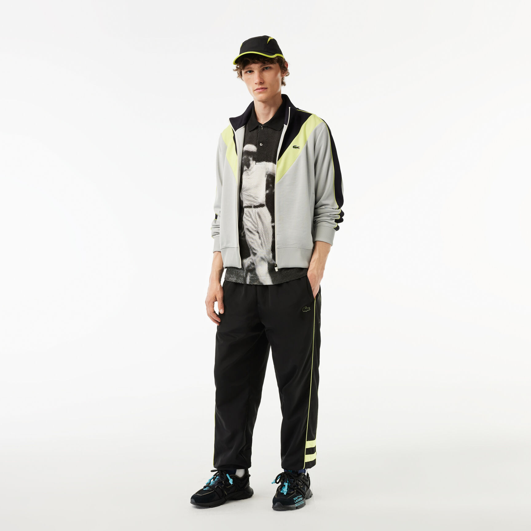 Original L.12.12 Rene Lacoste Print Polo Shirt Original L.12.12 René Lacoste Print Polo Shirt - PH3449-00-031