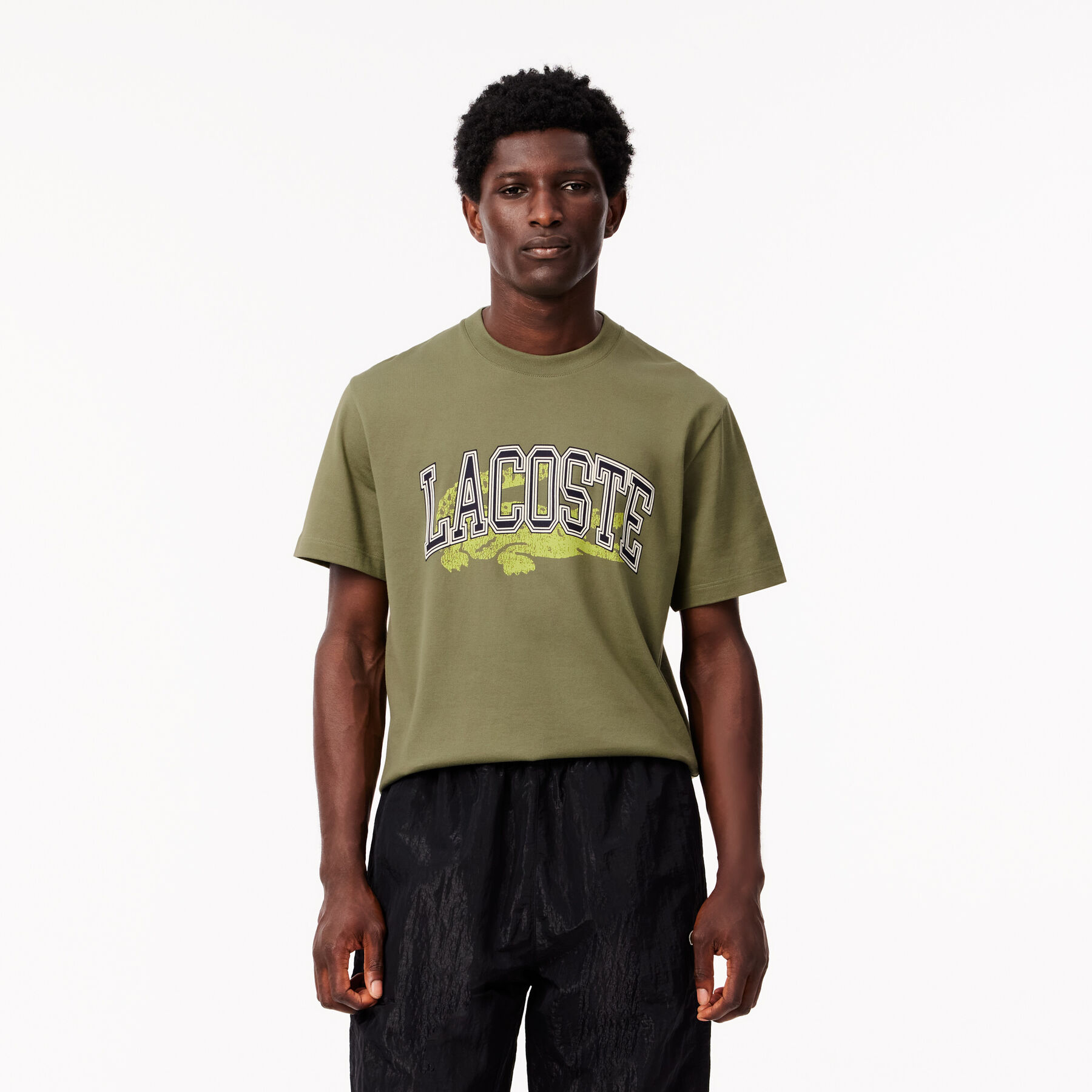 lacoste classic fit cotton jersey t shirt