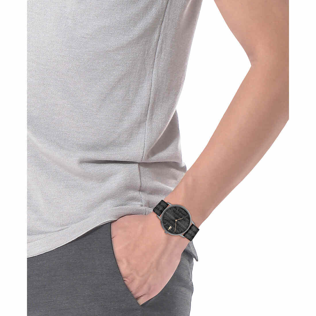 Men Crocogin watch Men Crocorigin Non-metal Watch - 2011313-BLK