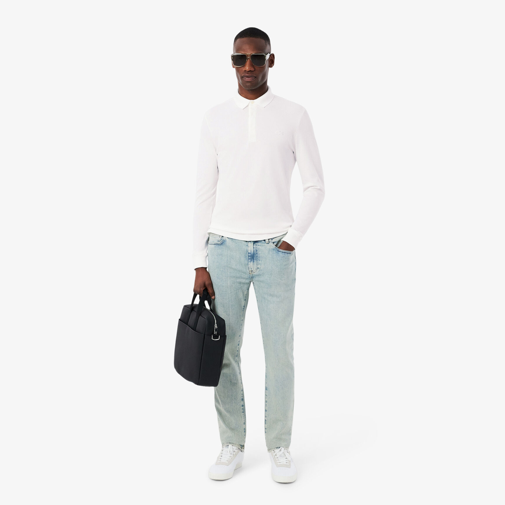 Regular Fit Paris Stretch Pique Polo Shirt - PH2481-00-001