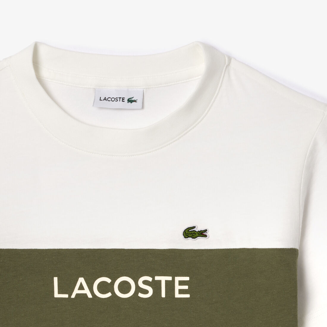Kids' Lacoste Colourblock Organic Cotton Jersey T-shirt Kids' Lacoste Colourblock Organic Cotton Jersey T-shirt - TJ5289-00-IMI