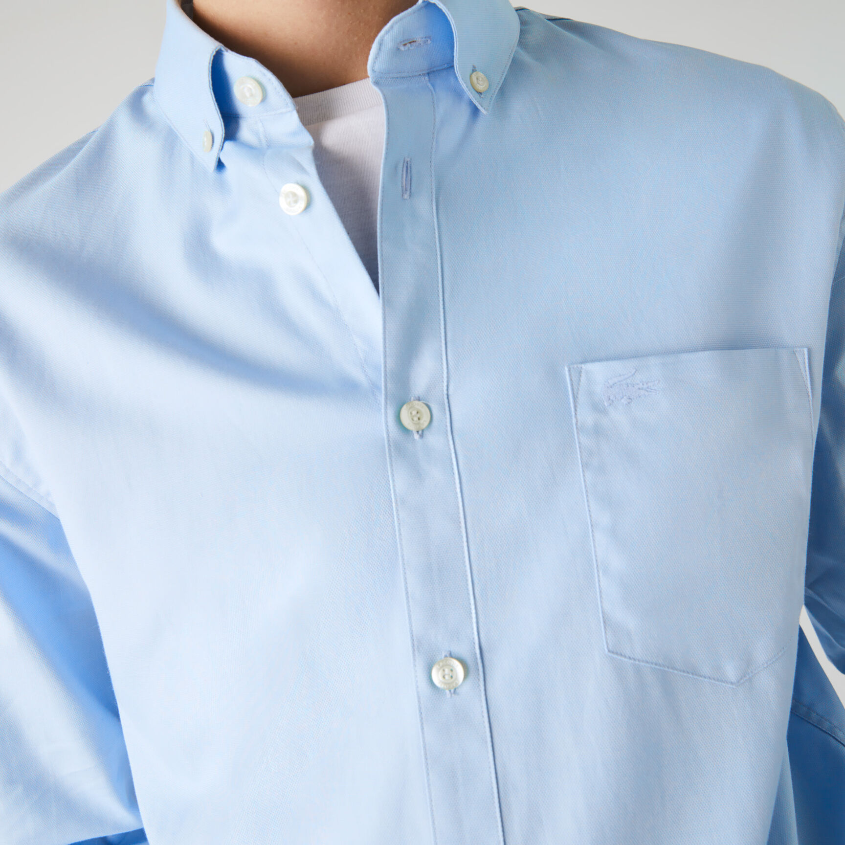 Men's Regular Fit Cotton Mini Pique Shirt Men's Regular Fit Cotton Mini Pique Shirt