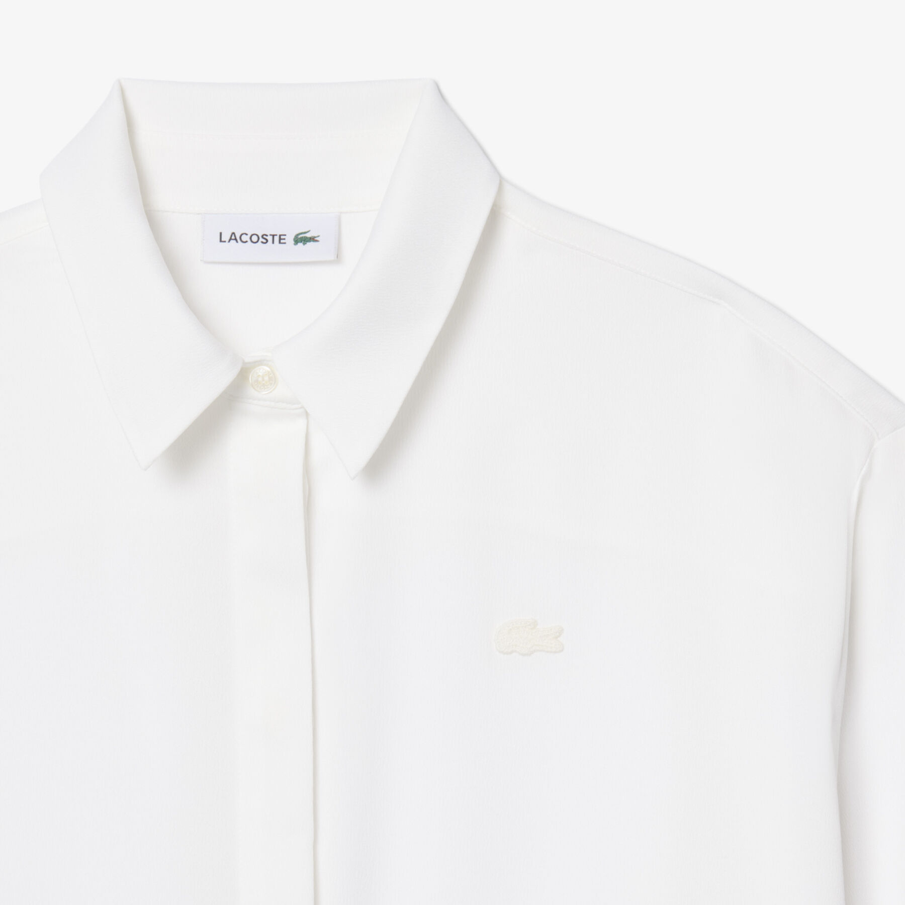 Oversized Fluid Print Shirt lacoste oversized fluid print shirt