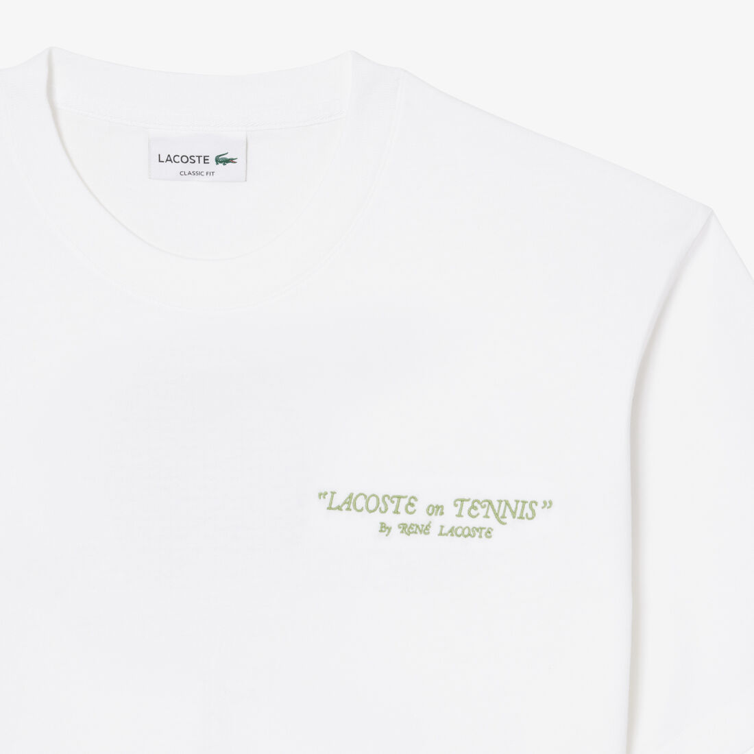 تيشيرت قطني مطرز Embroidered Cotton T-shirt - TH1425-00-001
