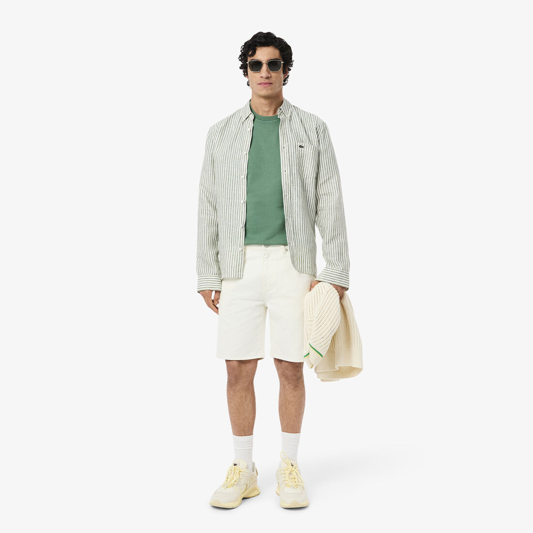 تي شيرت جيرسي ثقيل بتأثير مغسول Washed Effect Heavy Jersey T-shirt - TH9894-00-132