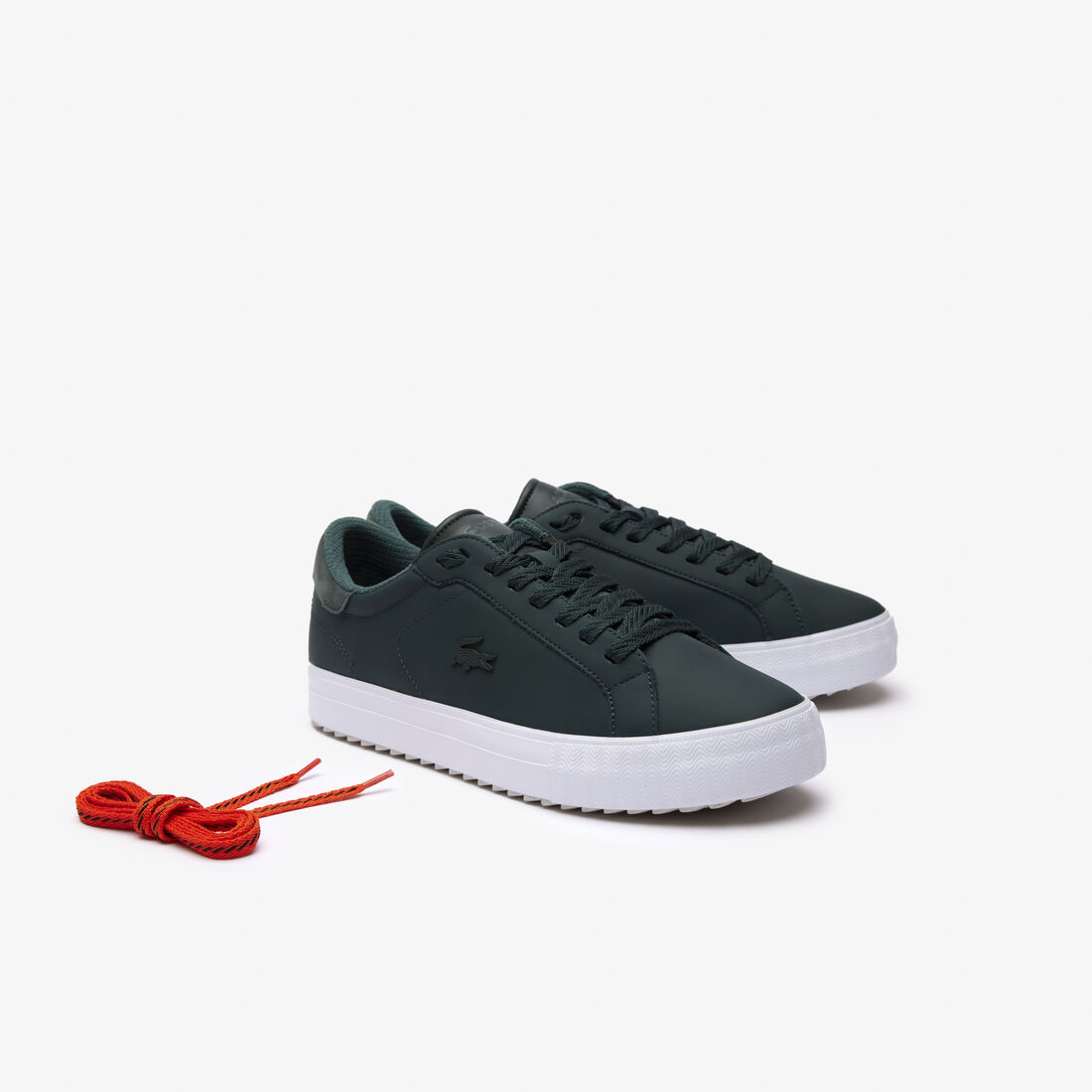 سنيكرز للخروج باور كورت جلد من مجموعة الشتاء للرجال Men's Powercourt Winter Leather Outdoor Trainers - 46SMA0082-2D2