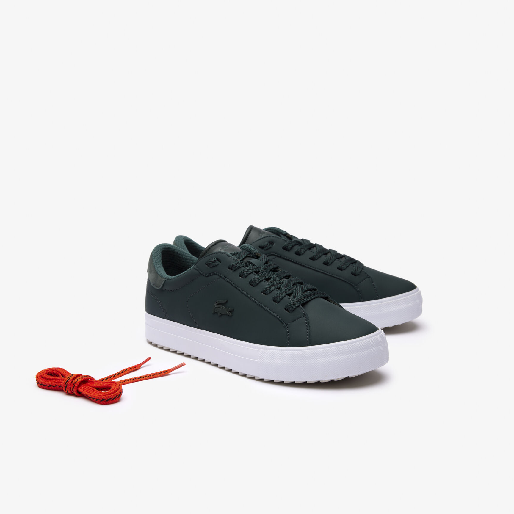 سنيكرز للخروج باور كورت جلد من مجموعة الشتاء للرجال Men's Powercourt Winter Leather Outdoor Trainers - 46SMA0082-2D2