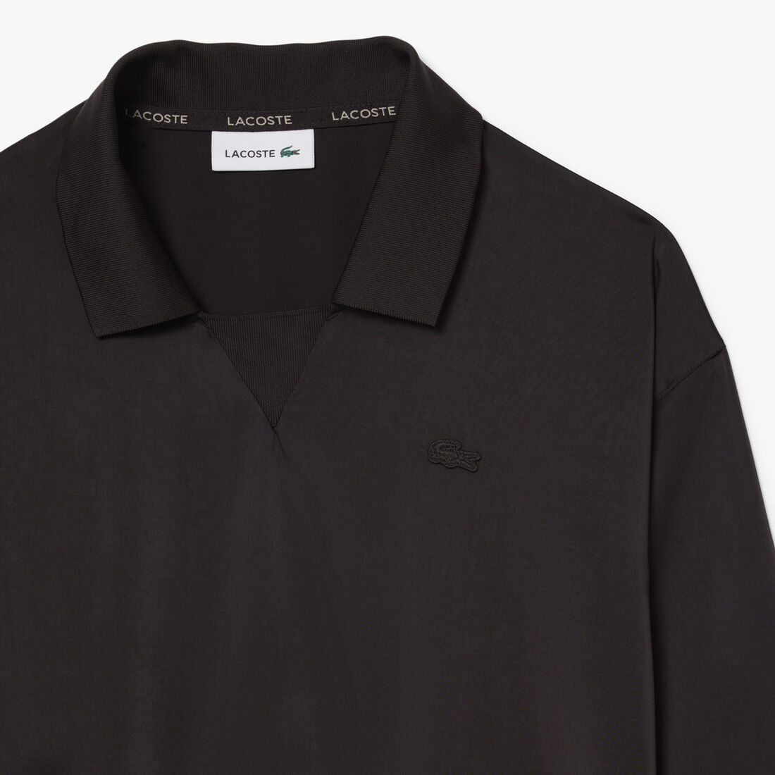 Relaxed Fit Satin Polo Shirt lacoste relaxed fit satin polo shirt