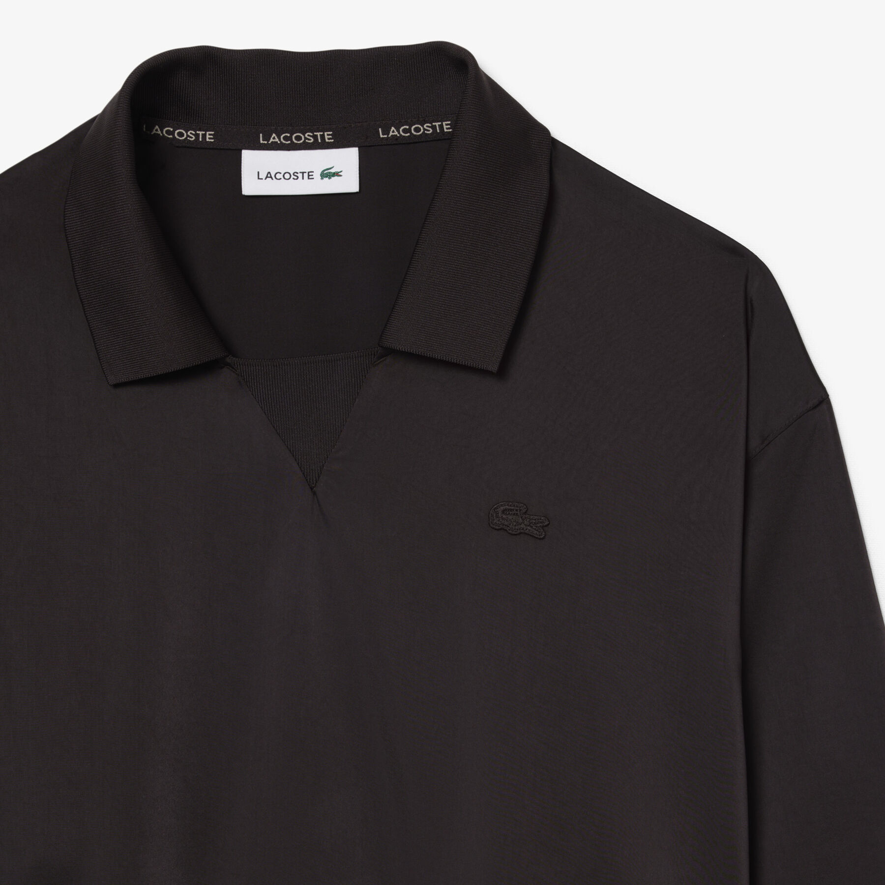 Relaxed Fit Satin Polo Shirt lacoste relaxed fit satin polo shirt