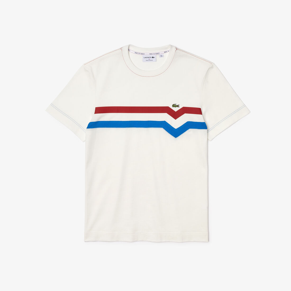 Men's Made In France Striped Organic Cotton T-Shirt Men's Made In France Striped Organic Cotton T-Shirt
